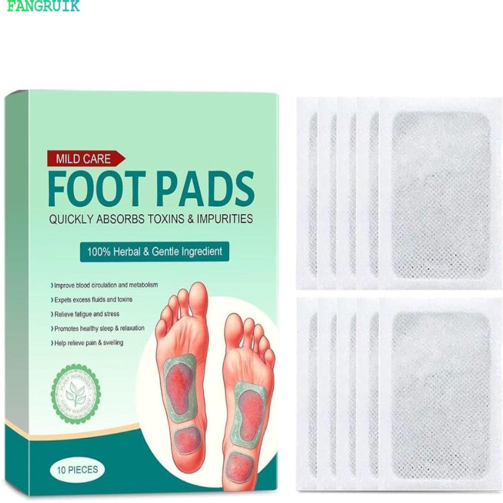 100% Herbal & Gentle Ingredient Detox Foot Pads 1 Box = 20 Patches Buy 1, Get 1 Free